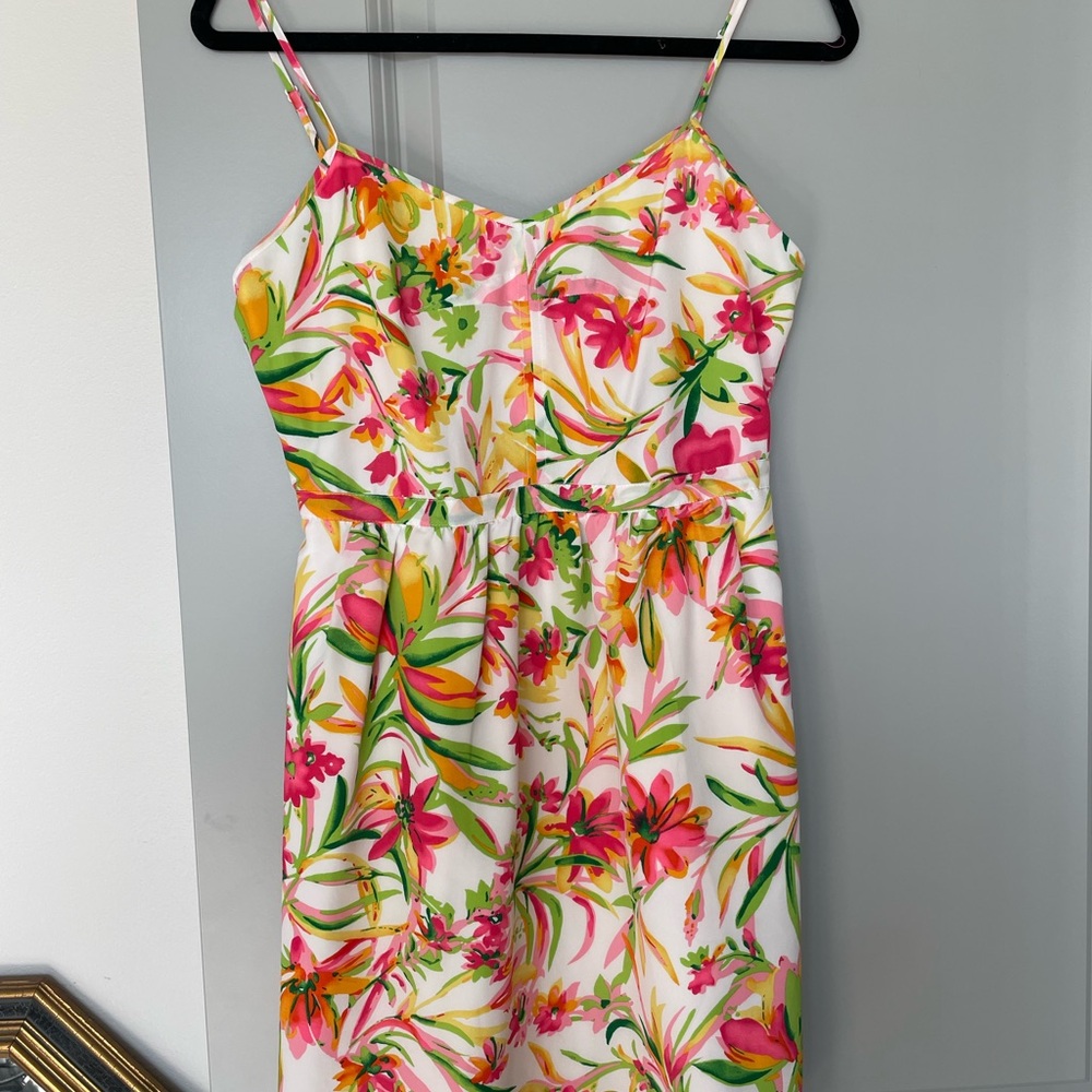 J. Crew Multicolor Floral Dress